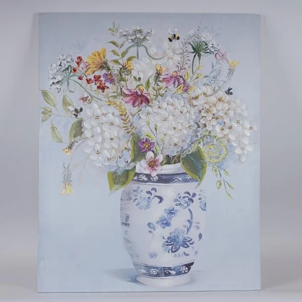 Πίνακας Καμβάς Βάζο Με Λουλούδια Multi 80x3x100εκ. ESTHETI 755-12248