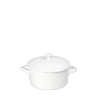 Κατσαρολάκι Σερβιρίσματος Πορσελάνης Ιβουάρ Siders ESPIEL Δ10x8εκ.-240ml FUK156K3