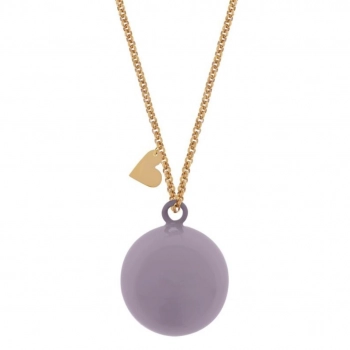 Μενταγιόν Εγκυμοσύνης Ανοξείδωτο Ατσάλι 110εκ. Bola Feline Pink Proud Mama PM-654