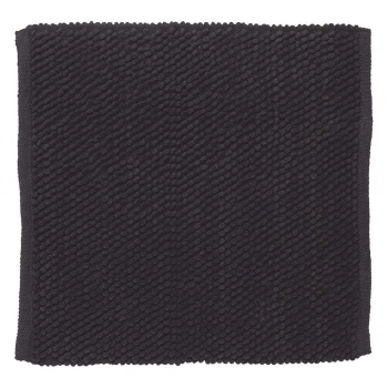 Ταπέτο Μπάνιου Αντιολισθητικό Polyester 60x60εκ. Delhi Dark Grey Sealskin 800112