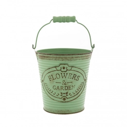 Κουβαδάκι Μεταλλικό Αντικέ Πράσινο iliadis 12x13εκ. 85631