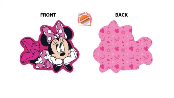 Διακοσμητικό Μαξιλάρι Velboa 20εκ. Minnie 692 Fuchsia Disney Home
