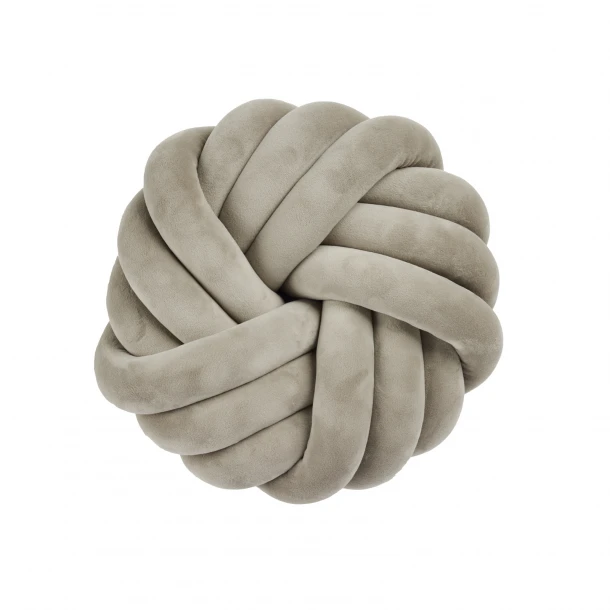 Διακοσμητικό Μαξιλάρι Βελούδινο Φ35εκ. Deco 2293 Beige Das Home