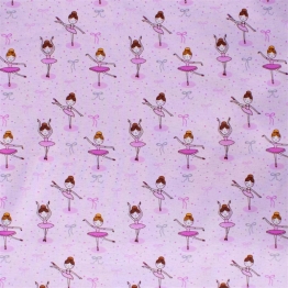 Σεντόνι Μεμονωμένο Φανελένιο Λίκνου 80x110εκ. Μπαλαρίνα 167 Lilac DIMcol