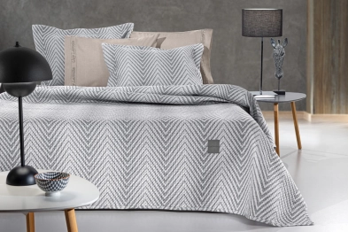 Σετ Κουβερλί Polyester King 250x240εκ. Vera Smoke Guy Laroche