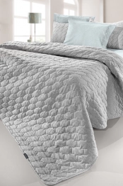 Σετ Κουβερλί Microfiber King 250x240εκ. Kiara Grey Guy Laroche