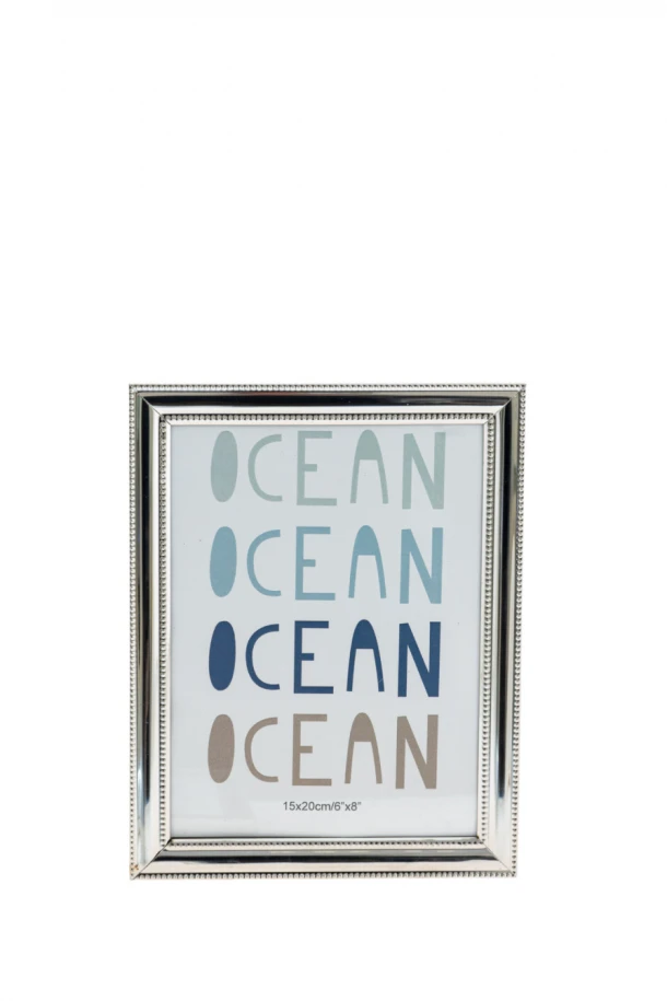 Κορνίζα Πλαστική Ασημί 15,5x1x20,5εκ. Zen Collection 24.8.50204