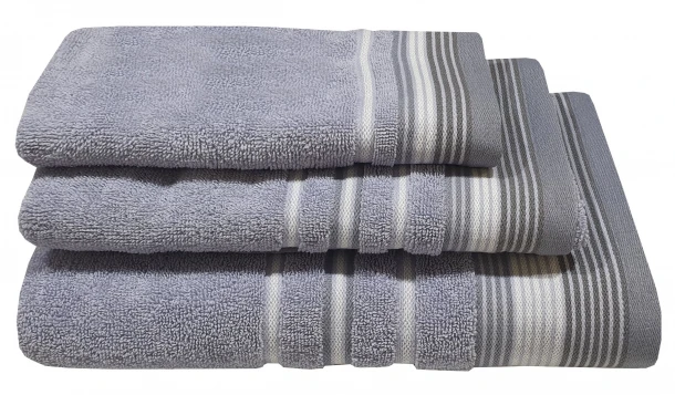 Πετσέτα Βαμβακερή Χεριών 30x50εκ. Satin Stripe Levanda Komvos 7005905-12