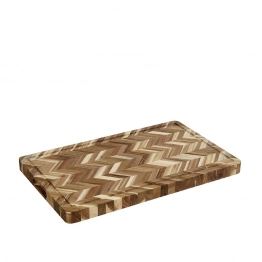 Πλατώ Σερβιρίσματος Ξύλινο Ακακίας Zig-Zag ESPIEL 44x30x3,5εκ. XYX103