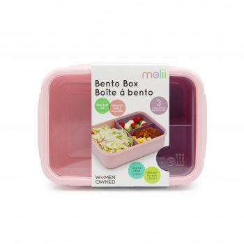 Φαγητοδοχείο 3 Θέσεων 1250ml Bento New Pink-Purple Melii MEL21901