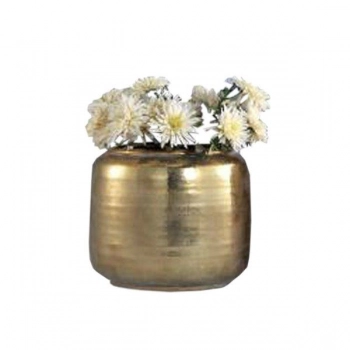 Βάζο Κεραμικό Χρυσό Art Et Lumiere 19,5x17,5εκ. 10687