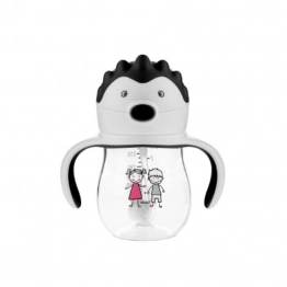 Εκπαιδευτικό Ποτηράκι Με Καλαμάκι Και Βαρίδι Tritan akuku A0034