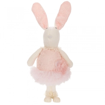 Λαγουδίνα Υφασμάτινη Ροζ Φόρεμα 24,5x22x47,5εκ. iliadis 89603