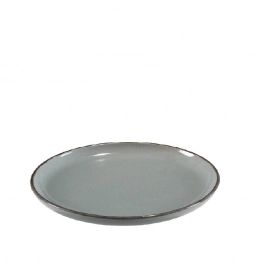 Πιάτο Ρηχό Φαγητού Stoneware Tuscany Grey-Blue ESPIEL 27x2,5εκ. ATA151K6