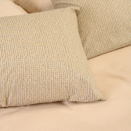 Ζεύγος Μαξιλαροθήκες Polycotton 50x70εκ. Davide Beige Casual Line Melinen 20005345