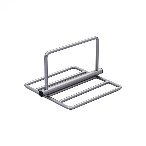 Χαρτοπετσετοθήκη Νίκελ Μαύρη 21,7x18,9x12,4εκ. Estia 01-7607