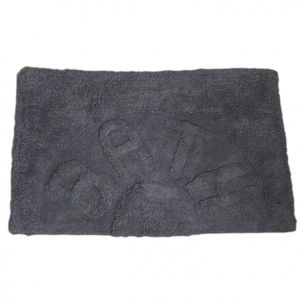 Πατάκι Μπάνιου Βαμβακερό Γκρι 50x80εκ. BATH MRShome DS-3993002