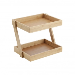 Ραφιέρα Οργάνωσης Κουζίνας Bamboo Natural 31,5x22,5x26εκ. Essentials Estia 01-37840