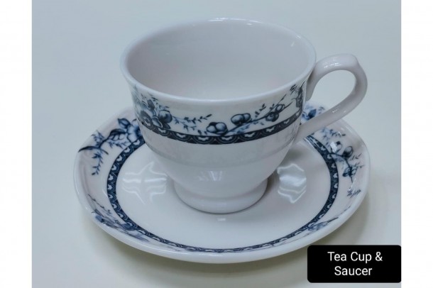 Φλιτζάνι Καφέ Σετ 6τμχ Πορσελάνης 100ml Tiffany Blue Oriana Ferelli PR24324B09