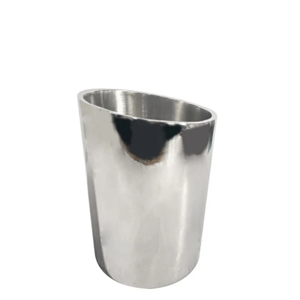 Cooler Κρασιού Ανοξείδωτο Ασημί ESPIEL 12x18εκ. LMC114