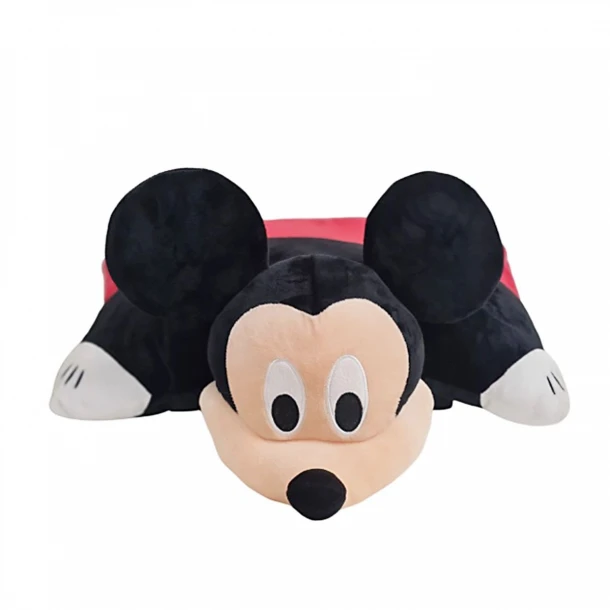 Διακοσμητικό Μαξιλάρι-Λούτρινο Polyester 45x28εκ. Disney Home Mickey 87 Black-Red DimCol