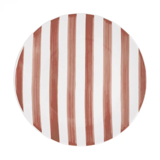 Πιάτο Ρηχό Φαγητού Πορσελάνης 27x3εκ. Ligne Pink Estia 07-38915