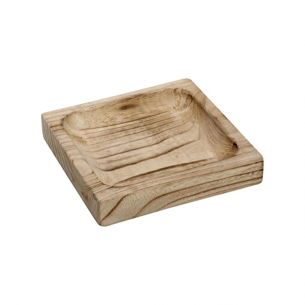 Πλατώ Σερβιρίσματος Ξύλινο Natural ESPIEL 25,5x25,5x4εκ. XYP122