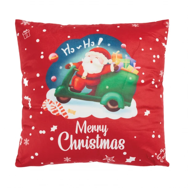 Χριστουγεννιάτικο Μαξιλάρι Polyester 45x45εκ. Christmas 0852 Red Das Home