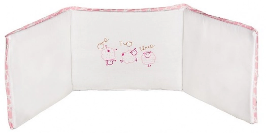 Πάντα Λίκνου Βαμβακερή 32x126εκ. Sheep Ροζ 75291