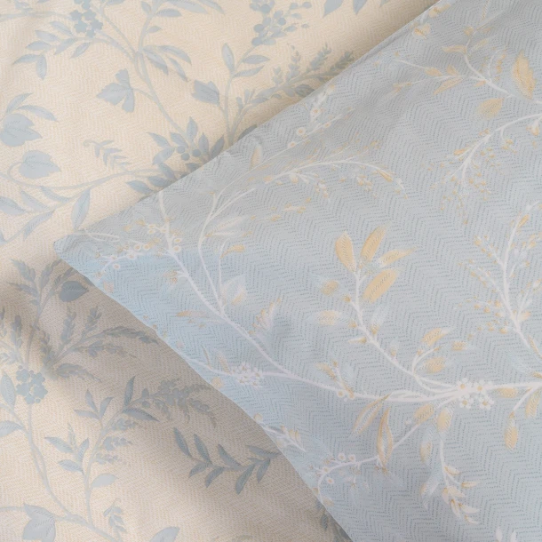 Ζεύγος Μαξιλαροθήκες Polycotton 50x70εκ. Sienna Blue Casual Line Melinen 20005998