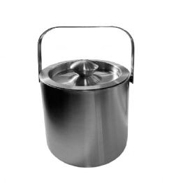 Παγοδοχείο Με Καπάκι Ανοξείδωτη Ασημί 2,8lt ESPIEL DWFA1002