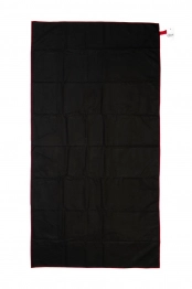 Πετσέτα Γυμναστηρίου Quick Dry Polyester/Polyamide 50x80εκ. Black-Bordeaux DimCol