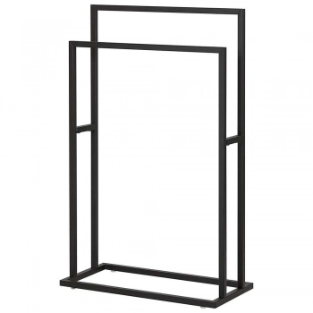 Κρεμάστρα Επιδαπέδια Μεταλλική Μαύρη 48x24x78,5εκ. Carre Sealskin 396130746