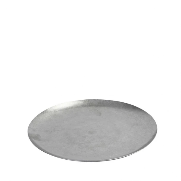 Πιάτο Ρηχό Ανοξείδωτο 18/10 Ασημί Snow ESPIEL 23x23x1,5εκ. FEV113