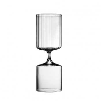 Ποτήρι Double Face Γυάλινο Διάφανο ESPIEL 390ml/300ml-7,5x22,2εκ. LEG220K4