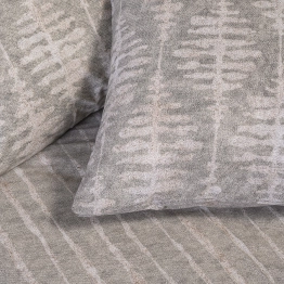 Ζεύγος Μαξιλαροθήκες Polycotton 50x70εκ. Kai Grey Casual Line Melinen 20006000