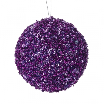 Μπάλα Polyfoam Μωβ Glitter 8εκ. iliadis 83502