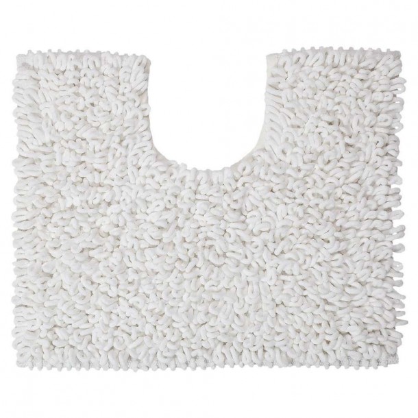 Ταπέτο Λεκάνης Microfiber 45x55εκ. Twist White Sealskin 294645010