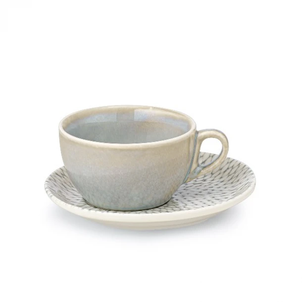 Φλυτζάνι Τσαγιού 230ml In-glaze Stoneware Porcelain Pearl CRYSPO TRIO 47.160.16