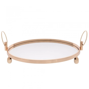 Δίσκος Μεταλλικός-Γυάλινος 54x50x14εκ. iliadis 92638