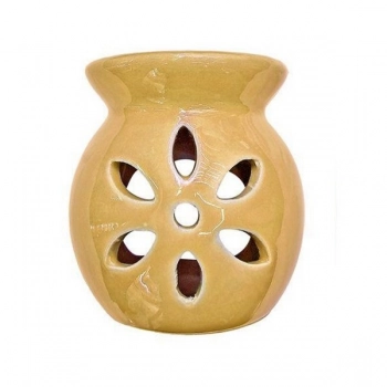 Αρωματιστής Κεραμικός Κίτρινος 8x8εκ. 24home 243012-4