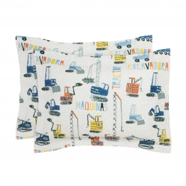 Ζεύγος Διακοσμητικές Μαξιλαροθήκες Microfiber 50x70+5εκ. Kids 4982 Multicolor Das Home