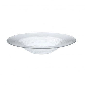 Πιάτο Σπαγγέτι-Ριζότο Γυάλινο Διάφανο ESPIEL Φ29,5x6εκ. HOR1503K4