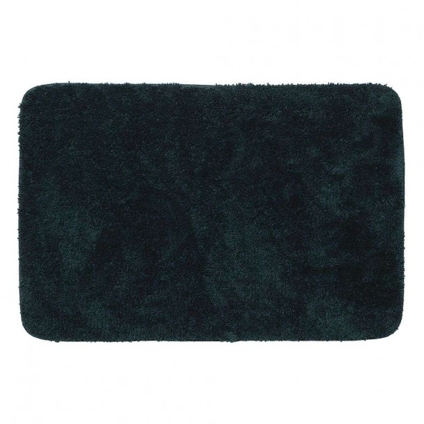 Ταπέτο Μπάνιου Αντιολισθητικό Polyester 60x90εκ. Angora Dark Green Sealskin 800119