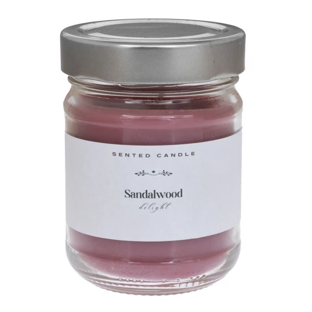 Κερί Αρωματικό Sandalwood Σε Ποτήρι Με Καπάκι 6,5x9εκ. iliadis 94625