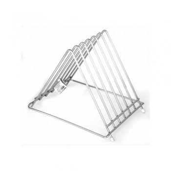 Βάση Δίσκων 6 Θέσεων Τριγωνική Ανοξείδωτη 22x34,5x32εκ. Max Home UR60832200