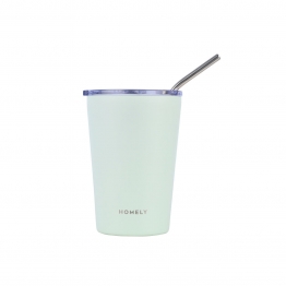 Θερμός-Ποτήρι Ανοξείδωτο Coffee Mug Homely Seafoam 400ml-9x8,5x13εκ. Estia  01-32661