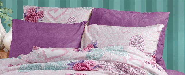 Μαξιλαροθήκη Φάκελος Polycotton 50x70εκ. Χλόη 457 Pink DimCol