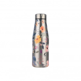 Θερμός-Μπουκάλι Ανοξείδωτο Flask Silver Botanic Save The Aegean Estia 500ml-7x7x22,3εκ. 01-31633