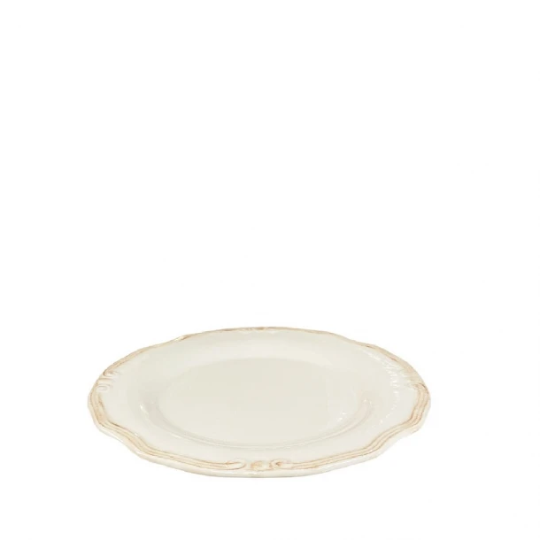 Πιάτο Φρούτου Stoneware Tiffany Cream ESPIEL 20x2εκ. RSV103K6